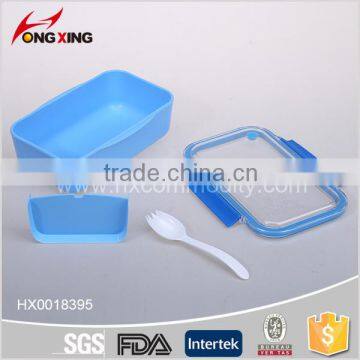 Plastic Food Storage School Office Lunch Box With Spoon photo-6