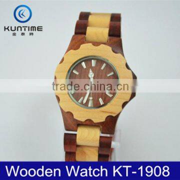 Wholesale 2015 Wood Watch and Man Wooden Watch in Antique Wood Clock photo-3