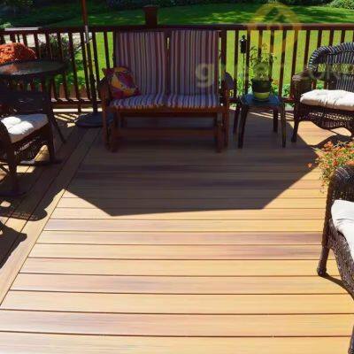 Good Quality Engineered Outdoor Decorative 3d Embossing Wpc Decking Wood Plastic Composite Flooring photo-3