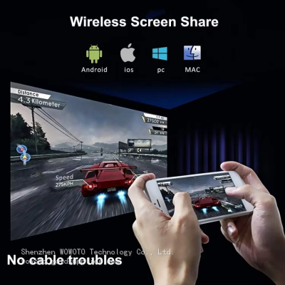 The Most Compact 2024 Newest 1080P Projector Full Size Home Theater >3500 Lumens Led Movie Mini Cinema Projector photo-5