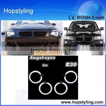 low price Car LED Headlight 4*120mm Super Bright CCFL Angel Eyes For E30 E32 E34 Car led spare parts