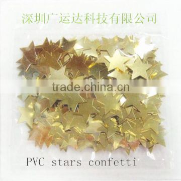 pvc/pet sequins and fireworks confetti made in China