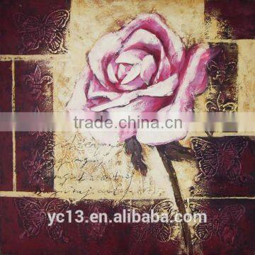 hot selling abstract decoration flower oil painting for home decor