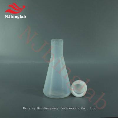 NJbinglab PFA Erlenmeyer Flask, 250ml, Non-stick PFA surface–easy to clean