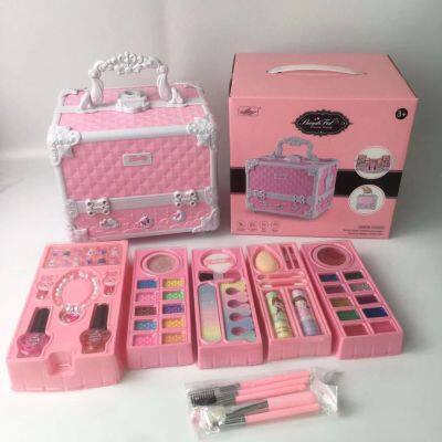Girls Fashion Design Kids Make up Kit Pretend Cosmetic Toys for Kids Girls Beauty Set Glitter Nail Polish Eyeshdowfor Kids photo-5