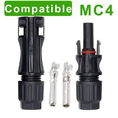 Solar PV 1500V DC Cable Connector Compatible MC4 type Male Female connectors