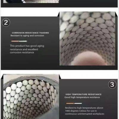 Wear-resistant Liner Ceramic Cylinders Embedded Rubber Hose photo-3