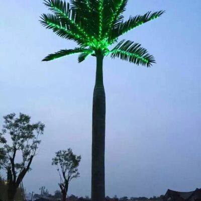 King Palm Tree Palmier Date Artificiel Outdoor Decoration 12 Meters Height Artificial Plastic Date Palm Tree