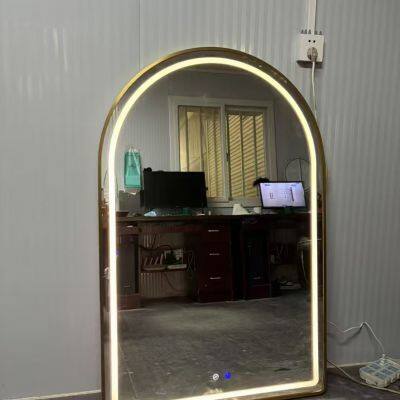 Arched Oversized Mirror Full Length Wall Mounted Mirror Large Full Body Dressing Standing Floor Mirror Home Decor photo-2