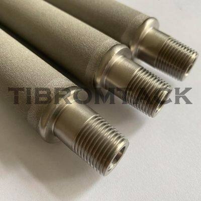 Microporous Titanium Filter Tubes, 3 Pieces of Metal Titanium Rod Steam Filter Cartridges, Titanium Metal Sintered Filter Cartridge