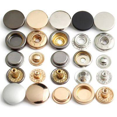 Factory Wholesale Hat Bag clothing press snap button spring snap button metal snap buttons