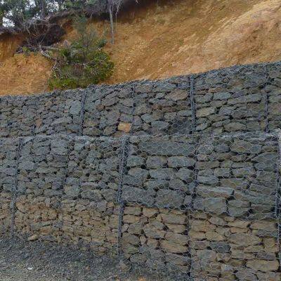 Wholesale Galvanized Hexagon Mesh Gabion Basket PVC Coating Gabion Box for River Bank photo-4