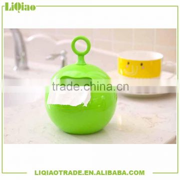 cartoon type wall mounted portable round tissue box holder