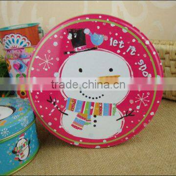 Round Metal Gift Tin Box photo-2