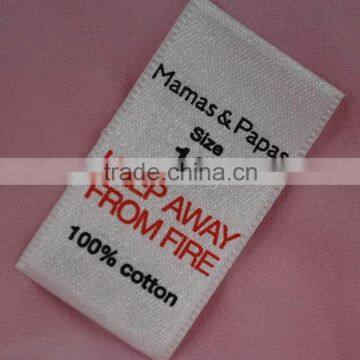 Low Price Promotional Iron on Screen Printed Clothing Label photo-2