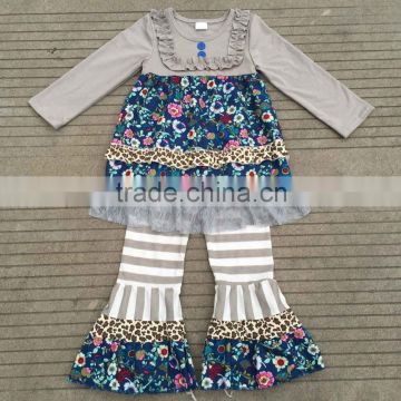 2016 kids clothing wholesale baby clothes girls flower print wholesale children clothing