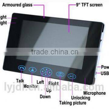 Hot Selling 9''color Wireless Video Door Bell,alarm Video Intercom Doorbell,wireless Unlocking photo-6