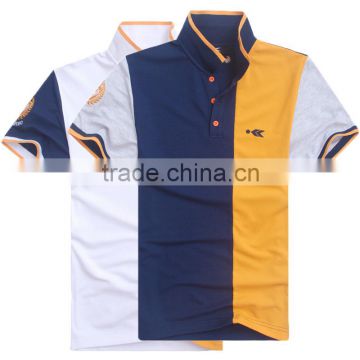 wholesale 2016 new design polo shirt T- shirt price china OEM T-shirt