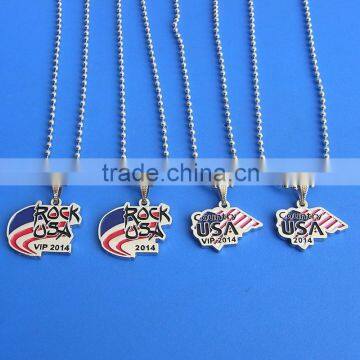 ROCK USA cool metal pendants charm necklaces