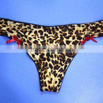 Sexy Leopard Printed Thongs, Sexy Women Underwear photo-4