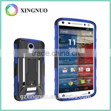 Rugged Armor Holster Case Cover Case for Moto X3 With Kickstand and Locking Belt Swivel Clip photo-6