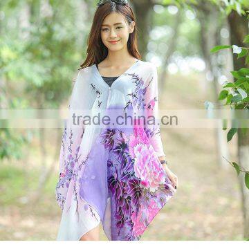 Sunscreen Scarf Sunscreen Chiffon Scarf Shawl Ride Sunscreen Clothing Outside Scarf , Party Shawl ,Air-conditioned Room