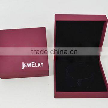 AN402 ANPHY Leather Jewelry Gift Box Crimson Bracelet Gift Box PU Coated 9*9*3.2 cm Gift Packing