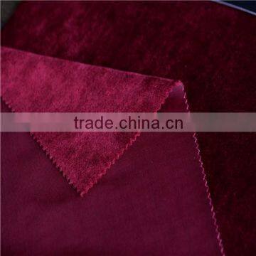 fashion new colors 100% polyester italy shiny velvet tricot fabric for curtain