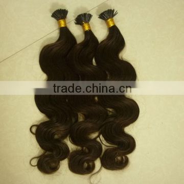 2013 best quality and remy i tip hair extension brazilian human hair extensions