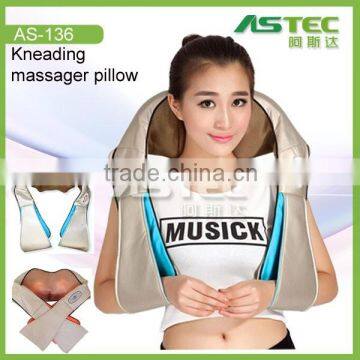 Rechargeable kneading neck massage pillow