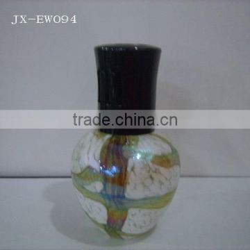 Fragrance lamp with metal cap