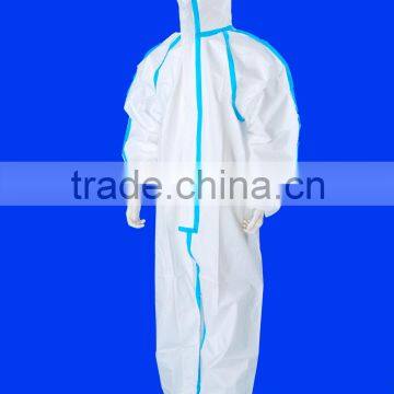 Disposable anti static microporous Coverall CE & Typle 5 Apparel