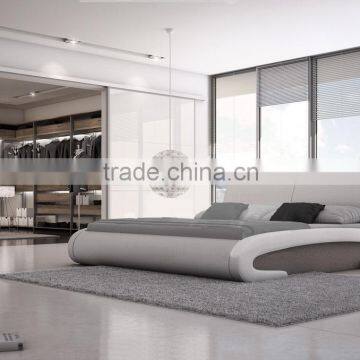 Modern Hot Sale Double Bed Design Furniture Made From Fabric Or Genuine Leather For House Or Hotel use