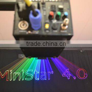 TOP RGB high power 4 watt laser projector with DT30 scanner for performance