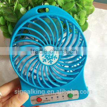 Factory Wholesale Hot Sales Mini USB Fan Portable Power Bank Fan Promotion Rechargeable USB Portable Table Cooling Mini Fan