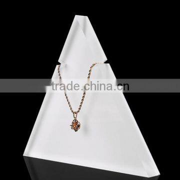 Clear Acrylic Plexiglass Necklace Jewelry Stand Countertop Display