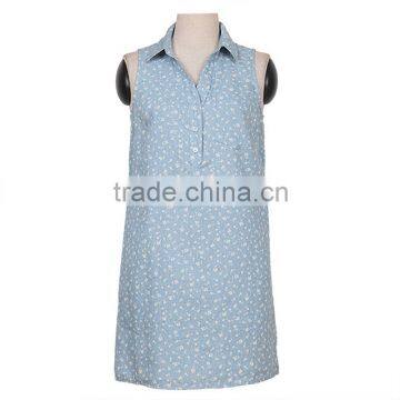 Kaftan sleeveless lady tops shirts designs dress/female apparel suppliers