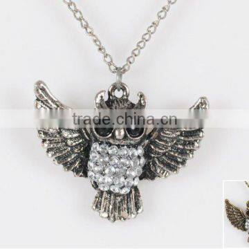 Fashion design pendant necklace with owl latest design