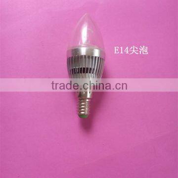 Most Popular New high voltage 3w E14 led candle bulb with CE ROHS