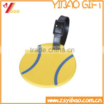 Custom Design Ball Shape Soft PVC Luggage Tag Wholesale