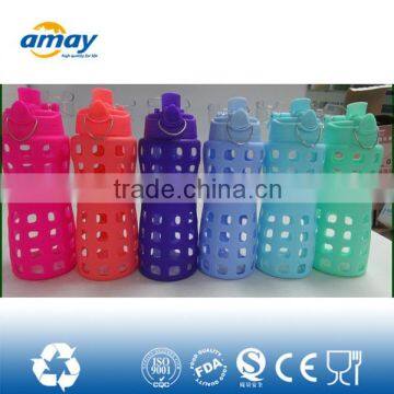 2016 New Arrivals Best Selling Products Plastic Bottles Joyshaker Hot Glass Water Bottle With Mental Lid 2646 photo-2