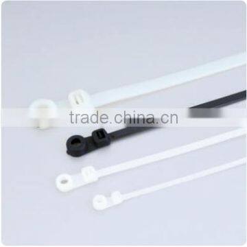 Cable Tie with Mounting Hole, Cable Tie with Mountable Head ,Mountable Head Cable Tie