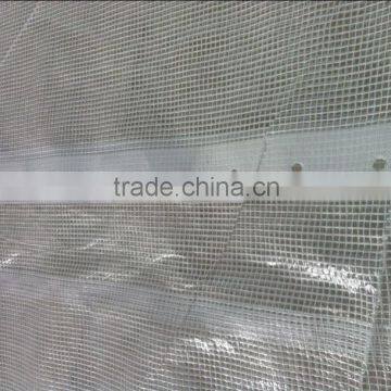 Garden Small Greenhouse and Flower Garden Winter Tent Using pe Mesh Tarpaulin/film Green and White Color photo-2