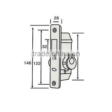 Door Lock Entry Door Lock Mortise Lock Mortise Dead Bolt Lock photo-2
