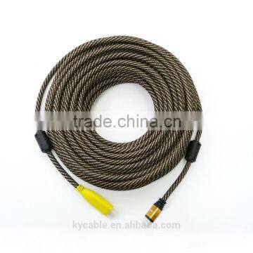 Gold-plated Male to Male HDMI Extension Cable 2.0 With Gold-plated&nylon Braided