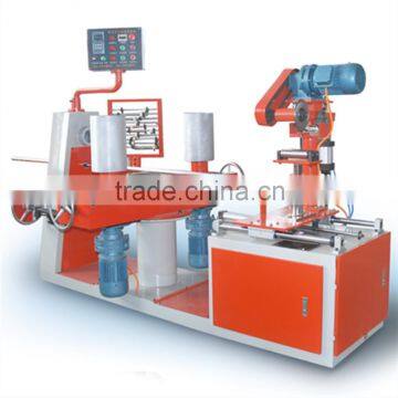 Auto paper core making machine with four wheel hubs for paper core