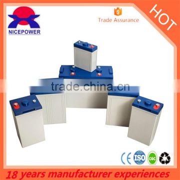 2v500Ah trade assurance OPZV battery deep cycle solar battery supplier