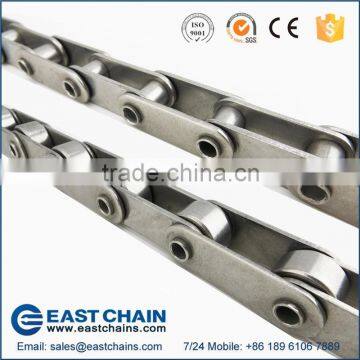 A series double pitch 31.75mm 304 stainless steel hollow pin roller chain C2050HP