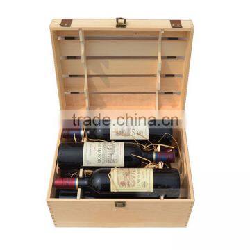 Safety Wood Wine Box for 750ml Bottle photo-4