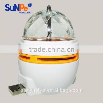 2016 Hot Sale Mini Laser Magic Ball Bulb RGB Led Full Color Rotating Lamp Quality Choice photo-4